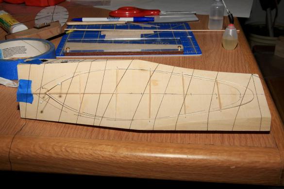 Thread wrap wet outline