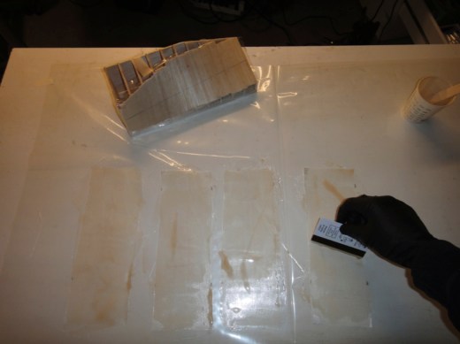 Figure 3 - Wet out layers