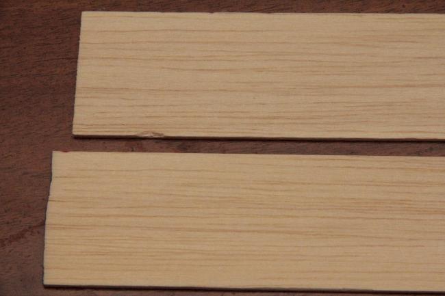 Phedon's wood - Top side of two of Phedon's tapers