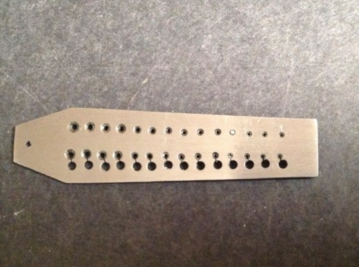 Figure 12: The bottom of the screw after filing it down to the appropriate length