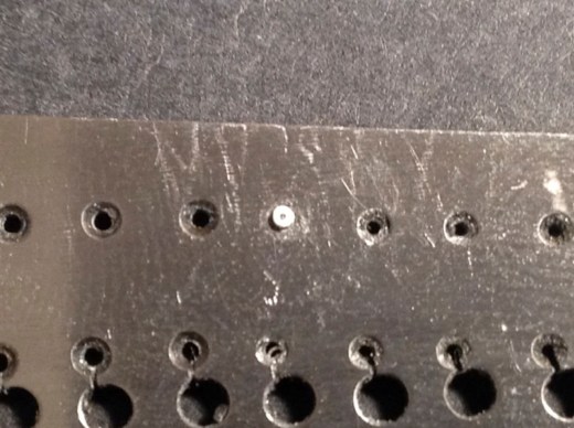 Figure 15: Finished spring screw viewed from the bottom