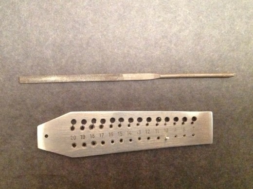 Figure 8: Threaded rod with the top of rod filed smooth